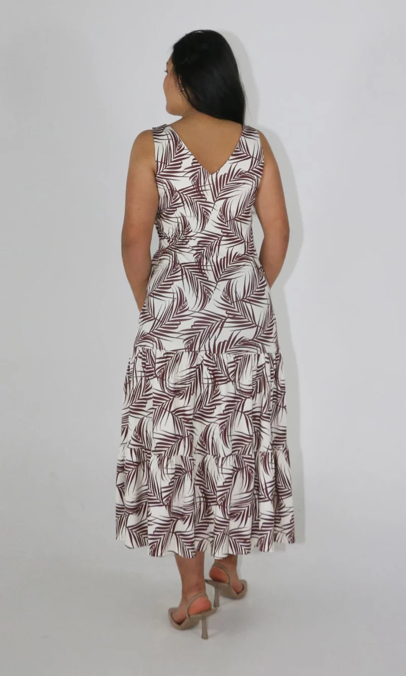 Vestido mujer manga sisa estampado - Imagen 5