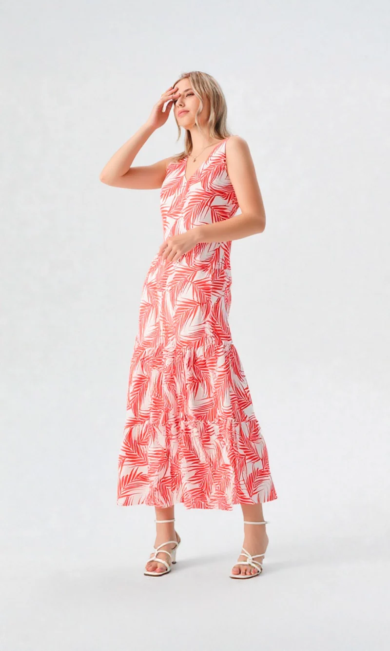 Vestido mujer manga sisa estampado - Imagen 9