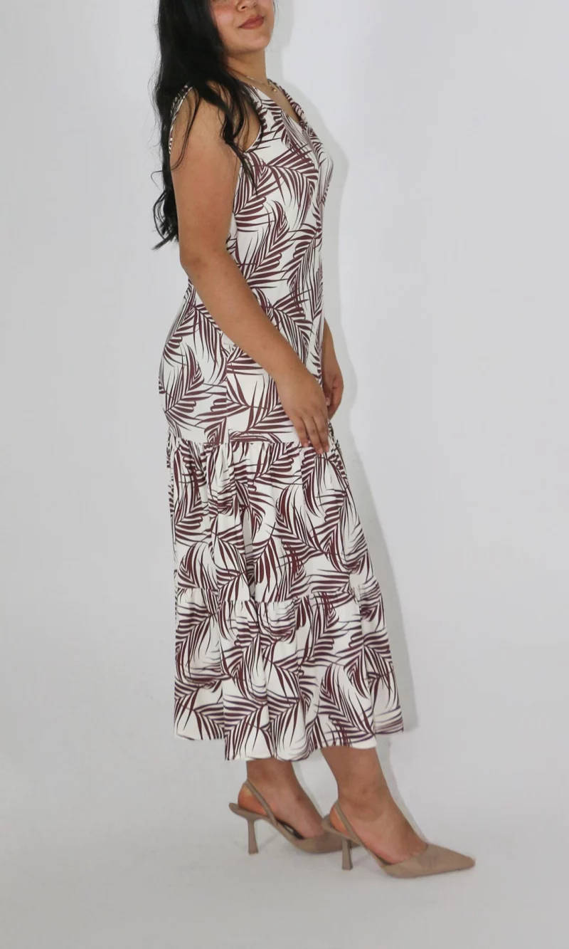 Vestido mujer manga sisa estampado - Imagen 3