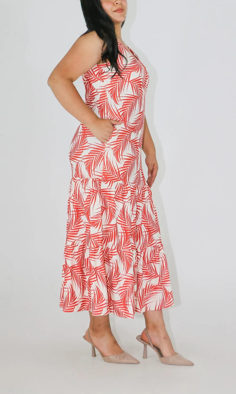Vestido mujer manga sisa estampado - Imagen 7