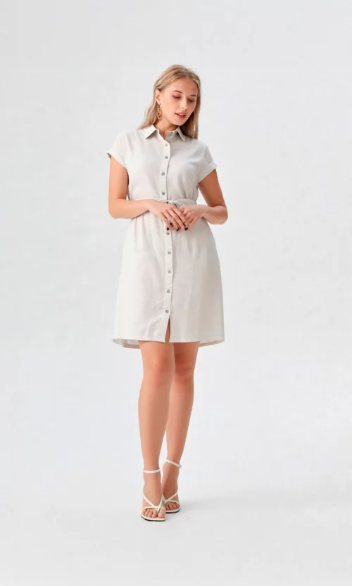 Vestido mujer unicolor