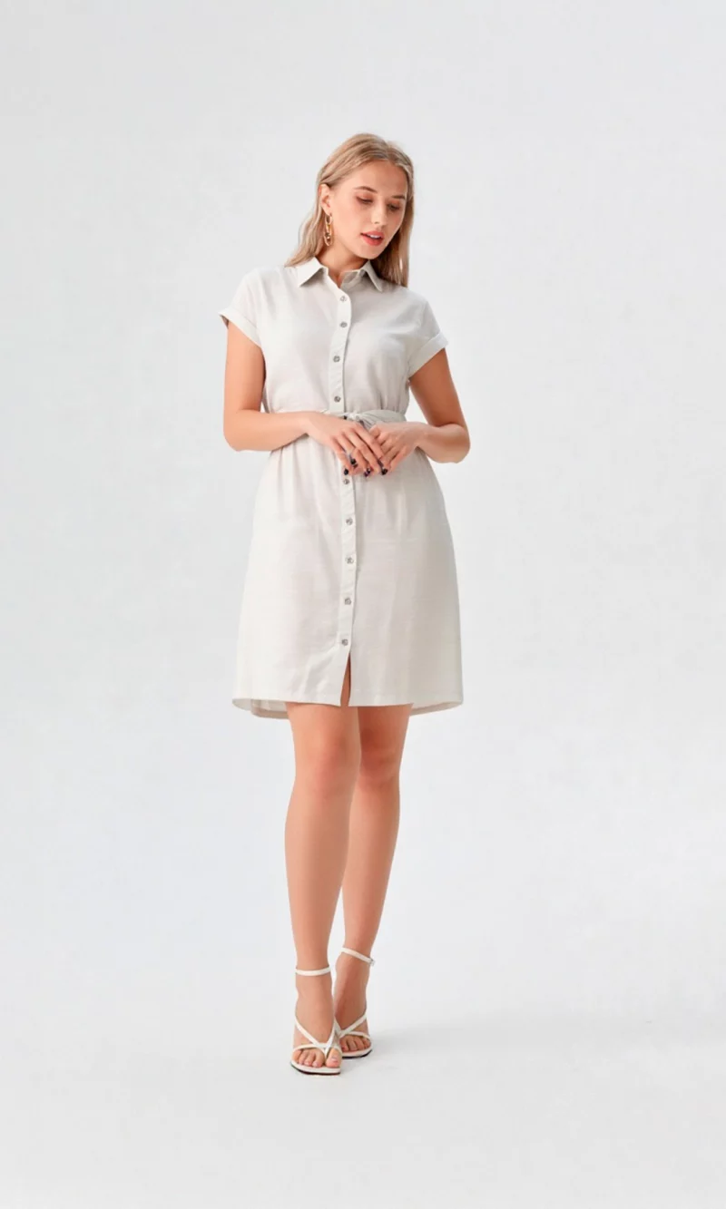 Vestido mujer unicolor