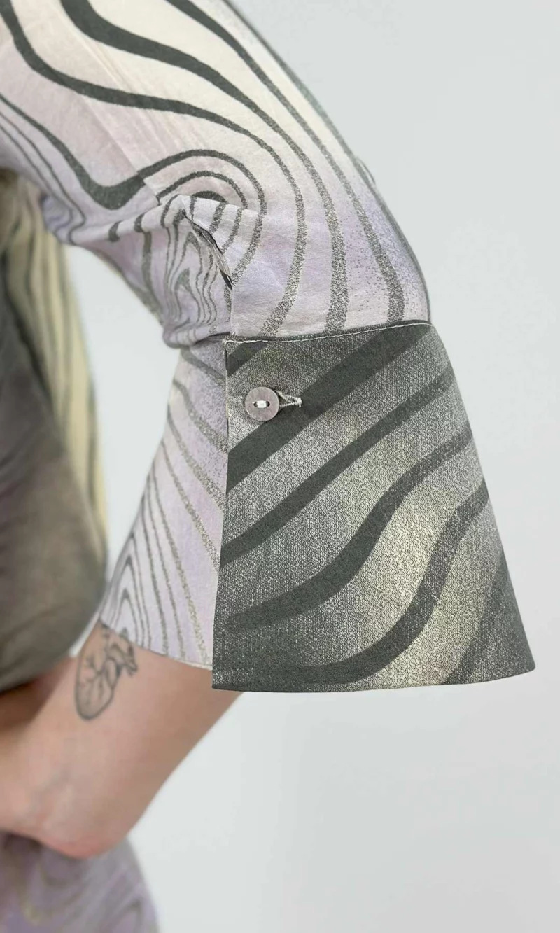 Blusa mujer manga 3/4 estampada - Imagen 3