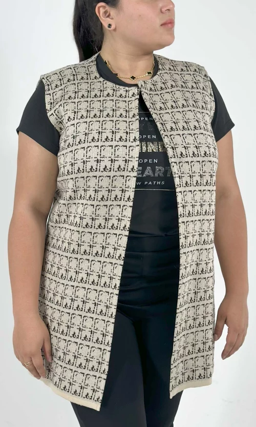 Chaleco mujer con diseño