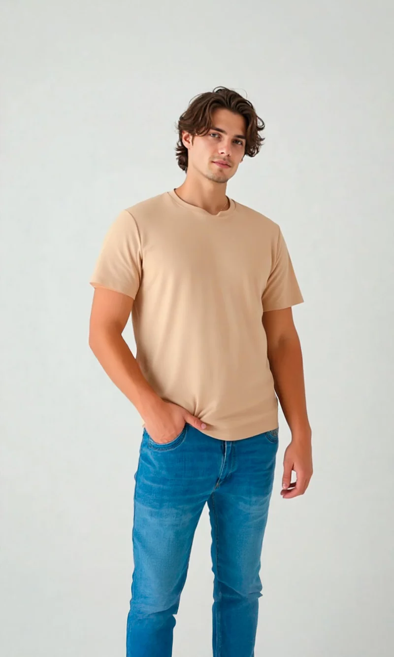T-Shirt hombre unicolor - Imagen 7