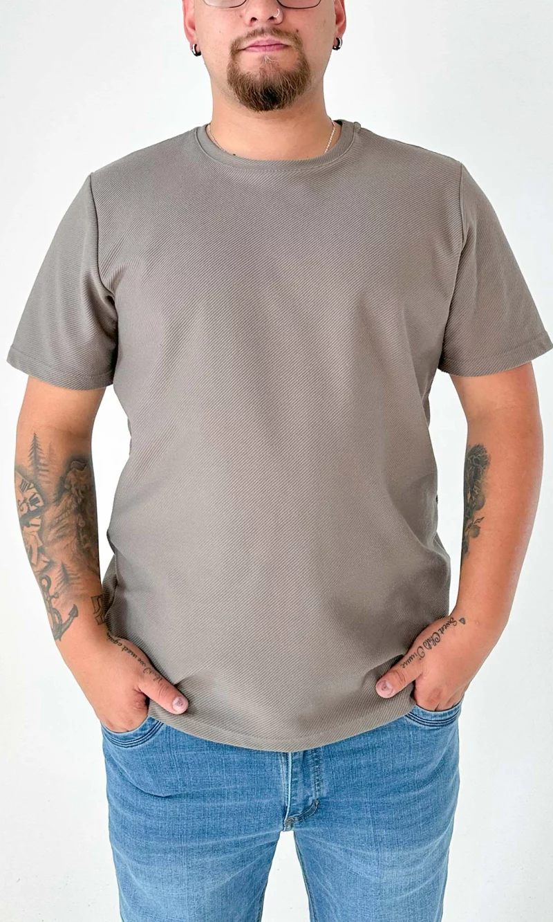 T-Shirt hombre unicolor - Imagen 4