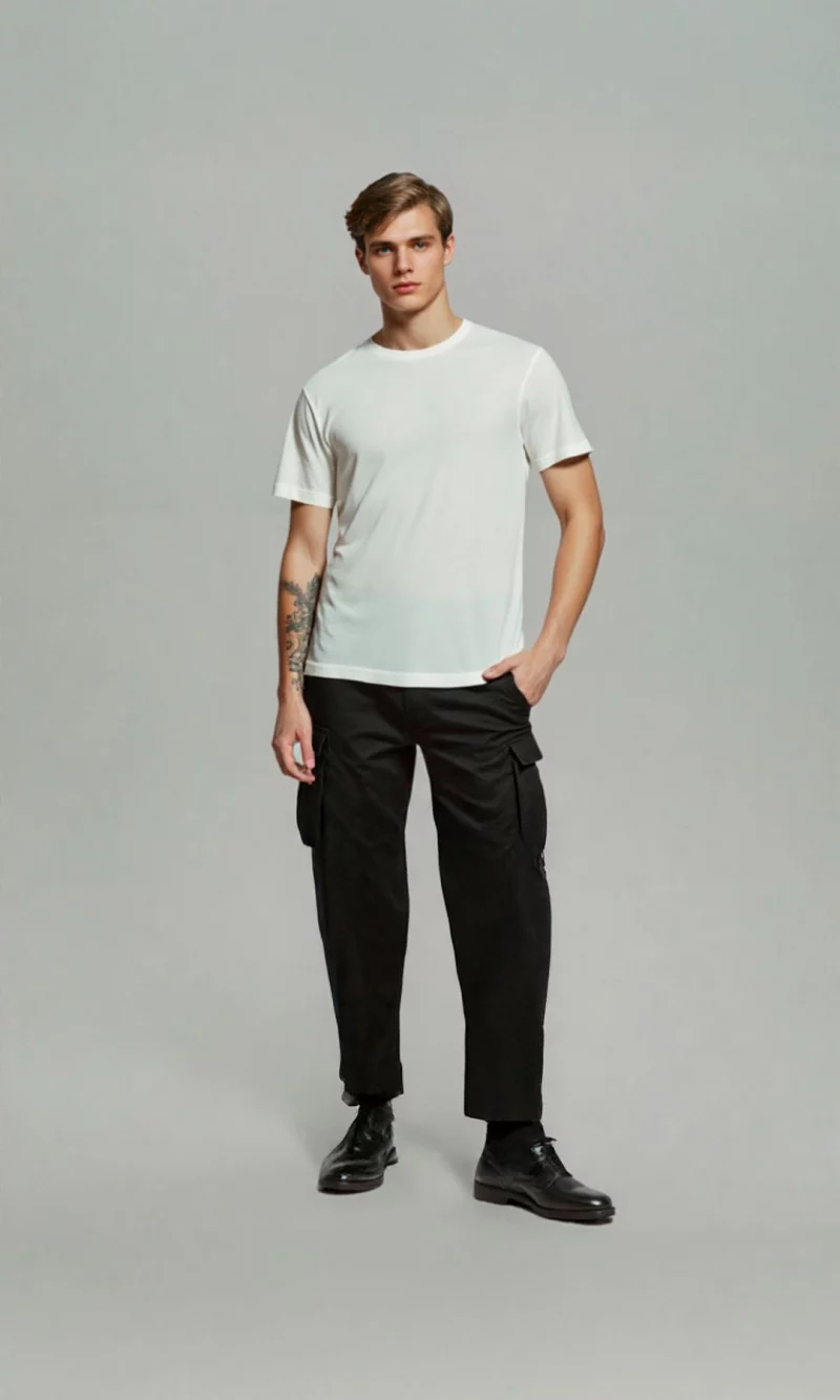 T-Shirt hombre unicolor - Imagen 2