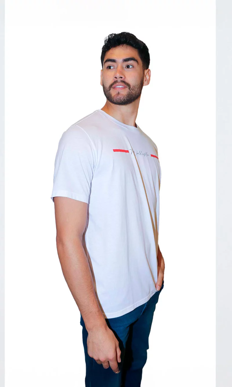 Camiseta hombre manga corta estampada - Imagen 4