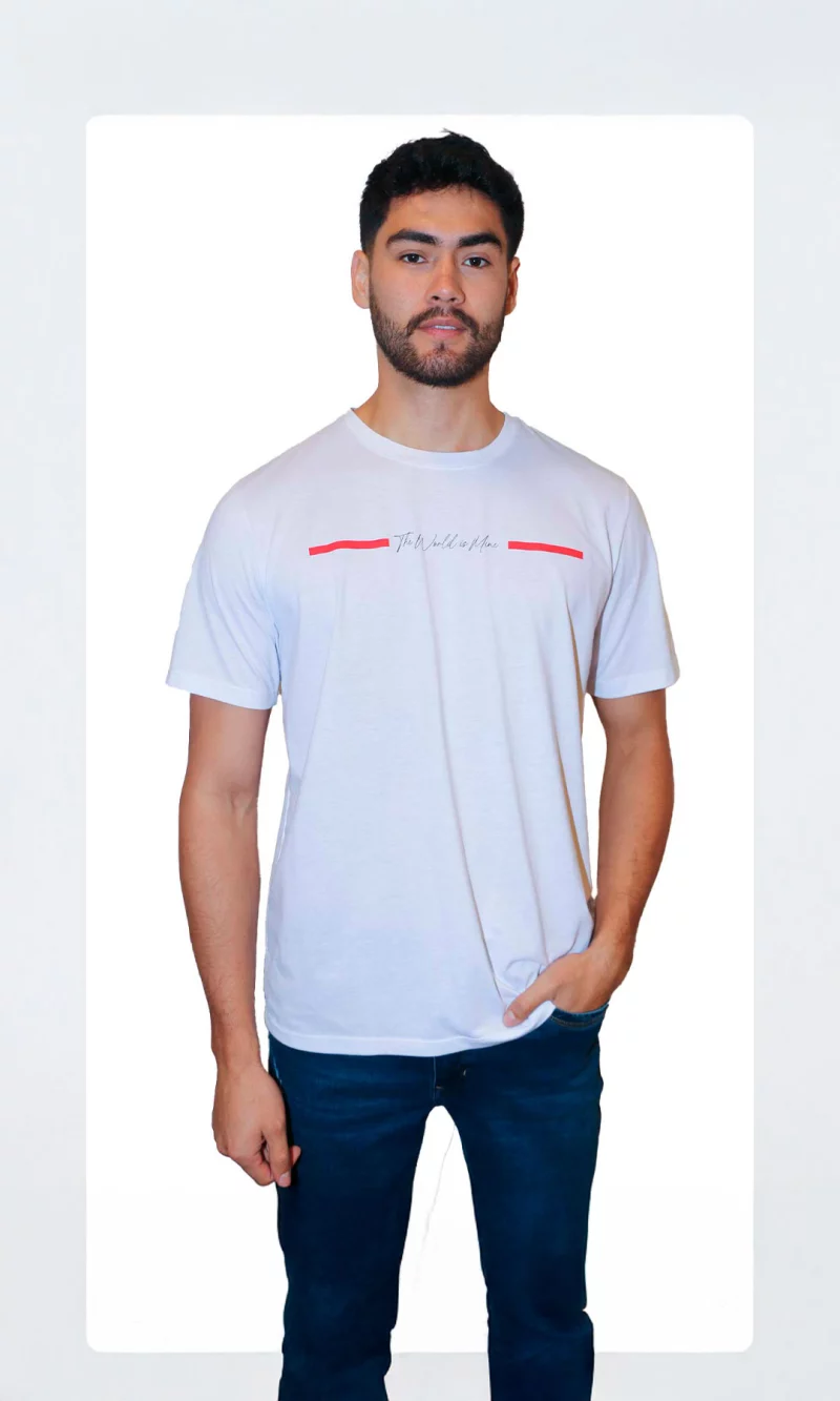 Camiseta hombre manga corta estampada - Imagen 5