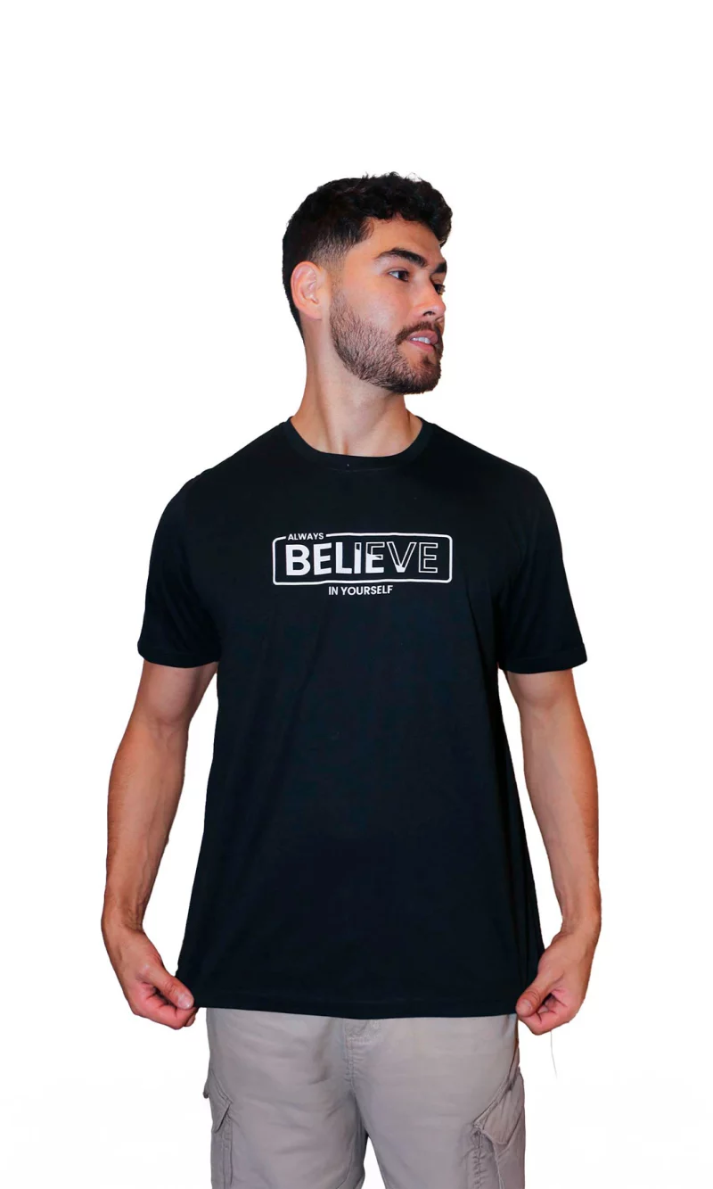 Camiseta hombre manga corta estampada - Imagen 2