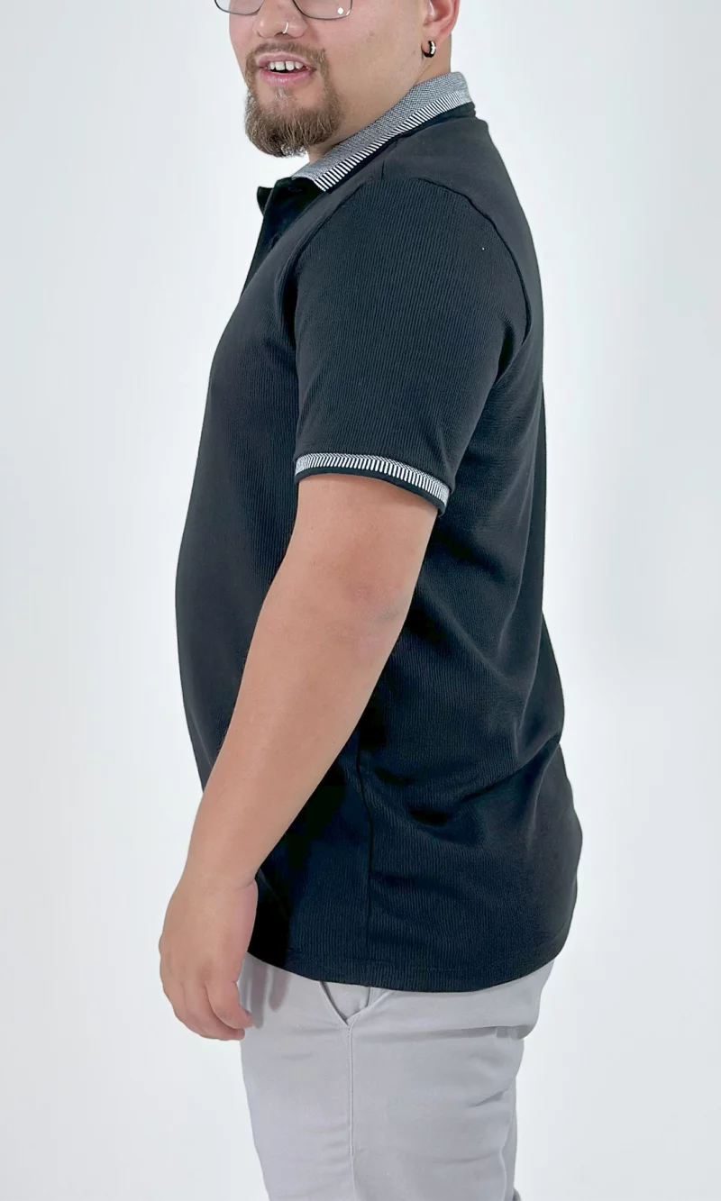 Polo hombre unicolor - Imagen 5