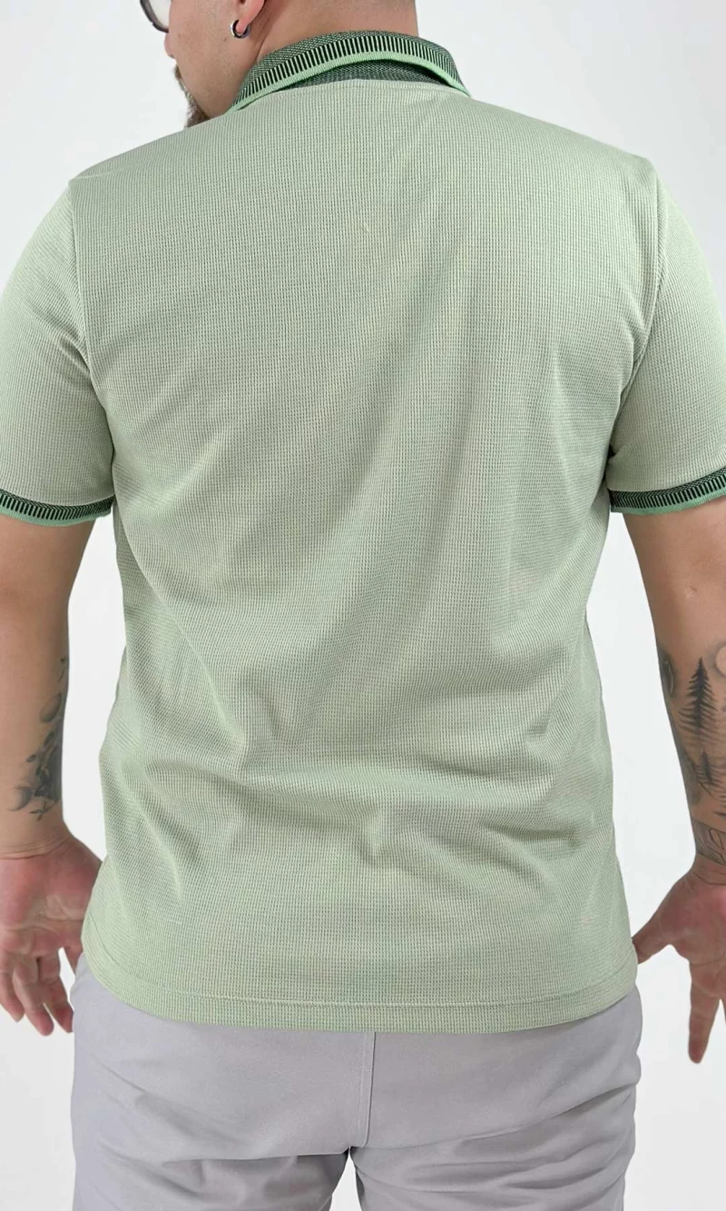 Polo hombre unicolor - Imagen 3