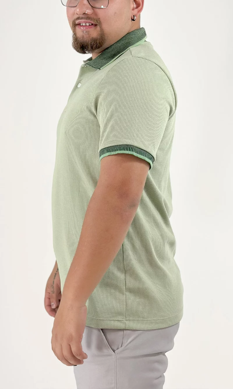 Polo hombre unicolor - Imagen 2