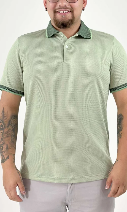 Polo hombre unicolor