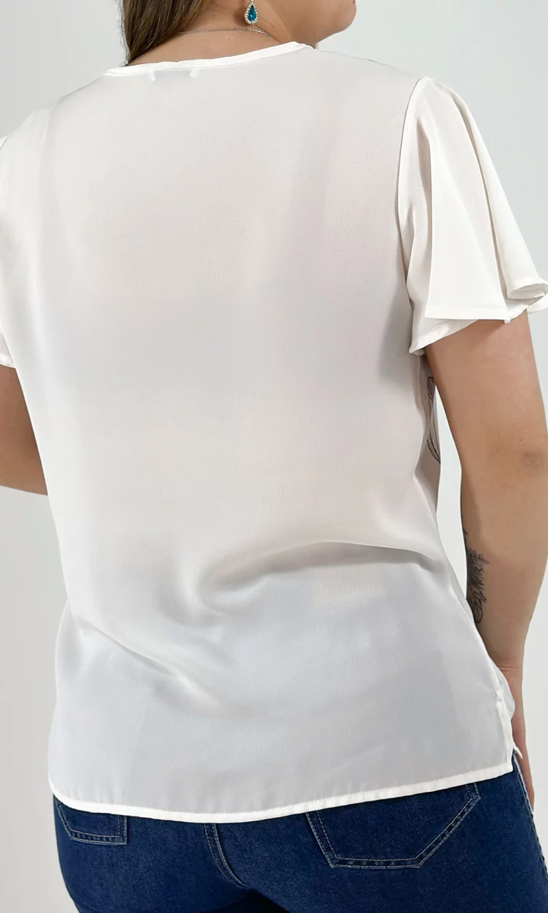 Blusa mujer manga corta estampada - Imagen 10