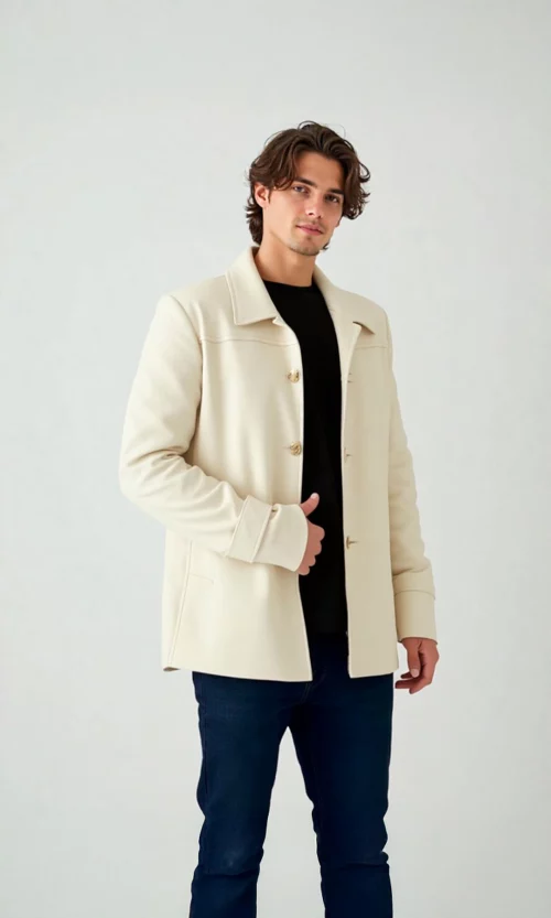 Chaqueta hombre unicolor