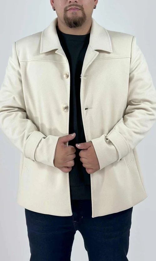 Chaqueta hombre unicolor