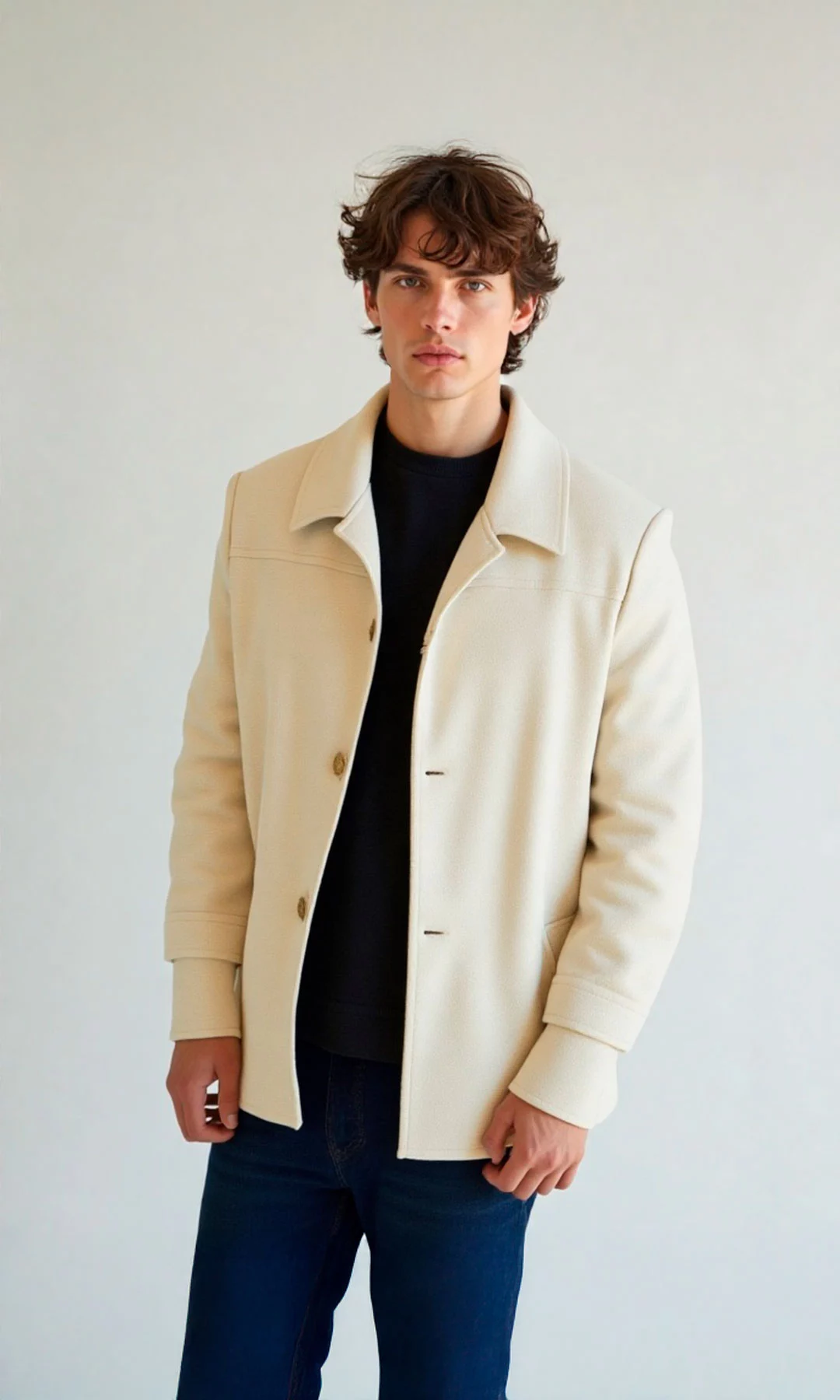 Chaqueta hombre unicolor - Imagen 2