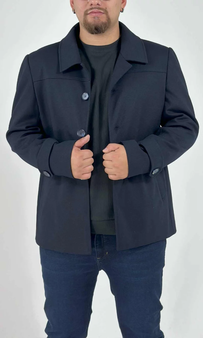 Chaqueta hombre unicolor - Imagen 4
