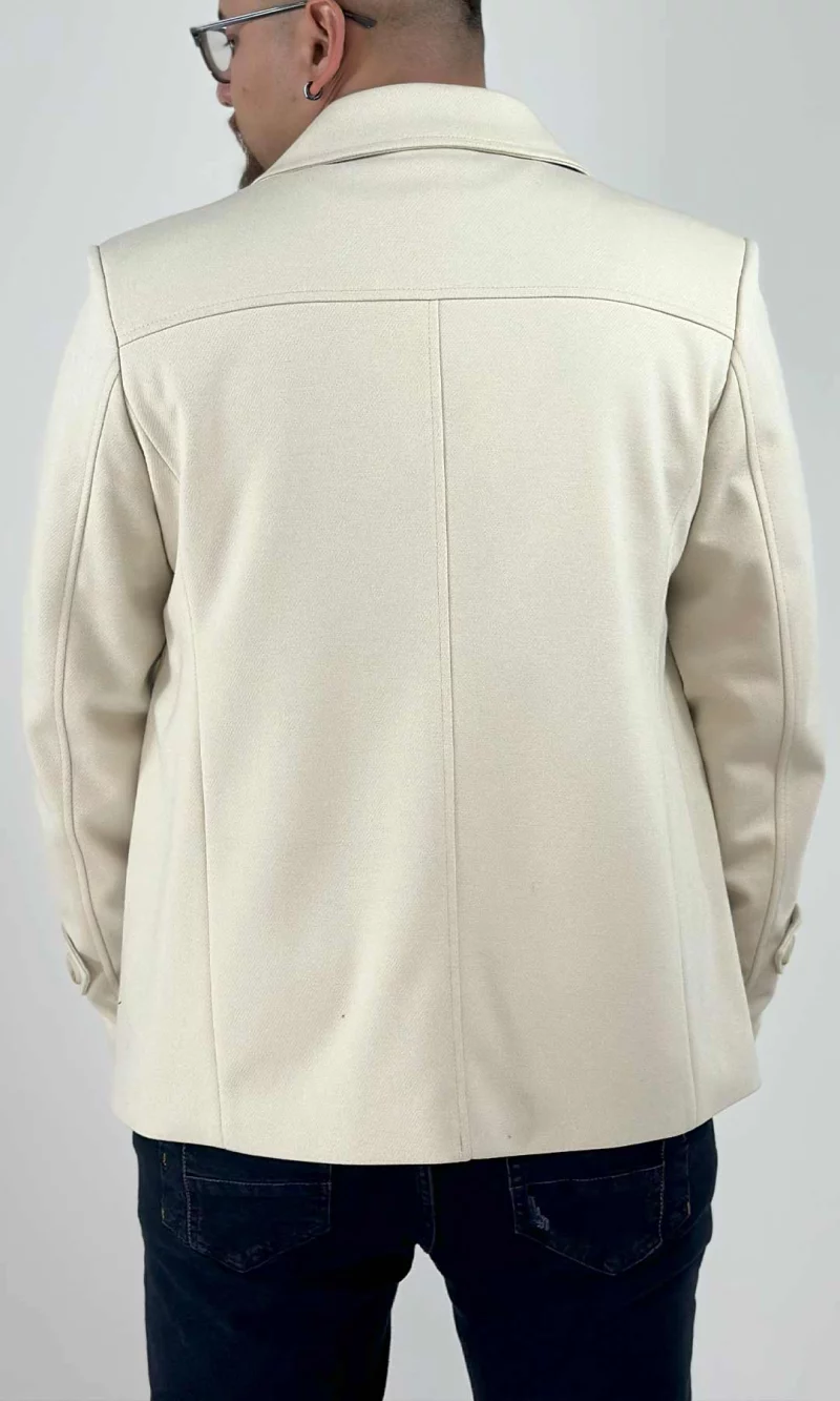Chaqueta hombre unicolor - Imagen 3