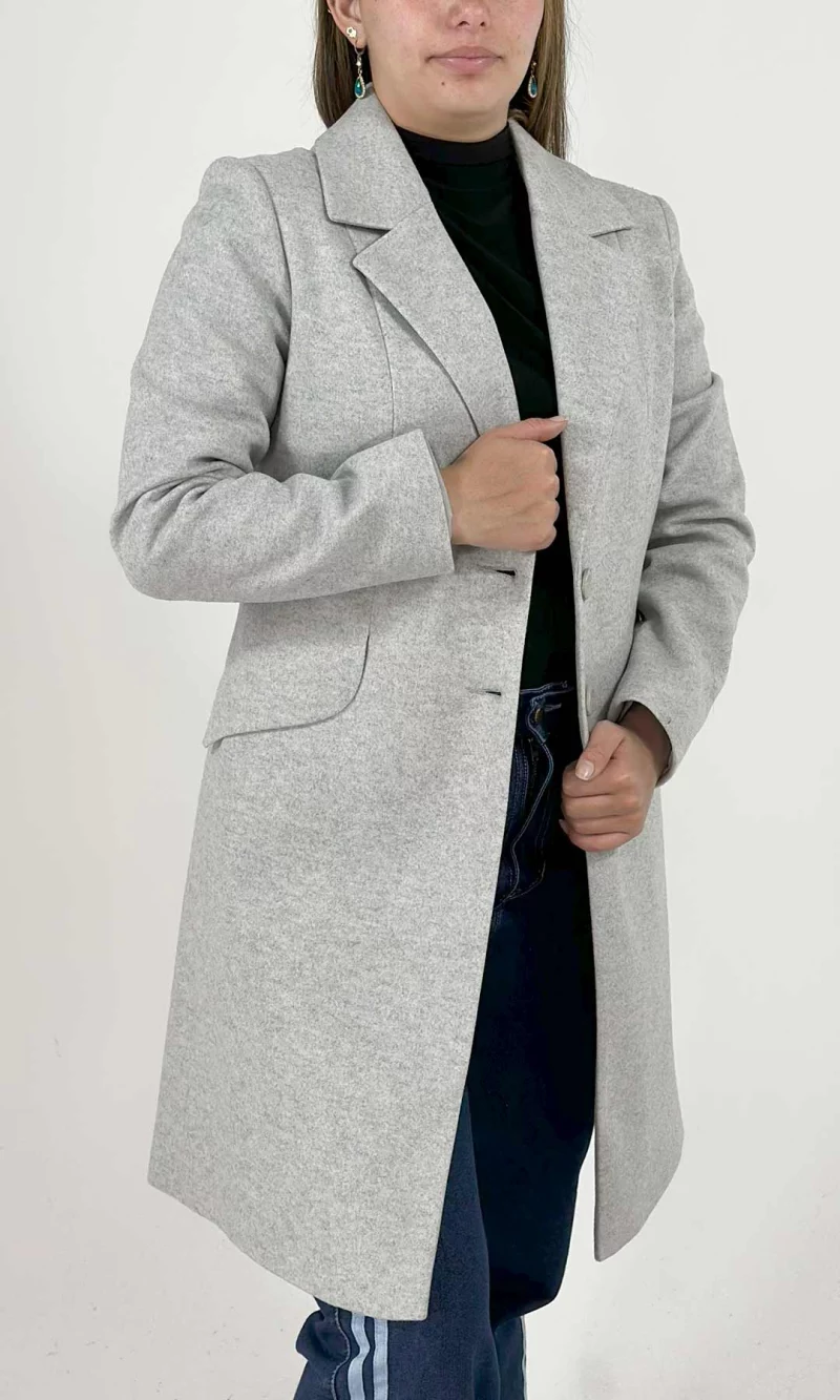 Gabán mujer unicolor - Imagen 4