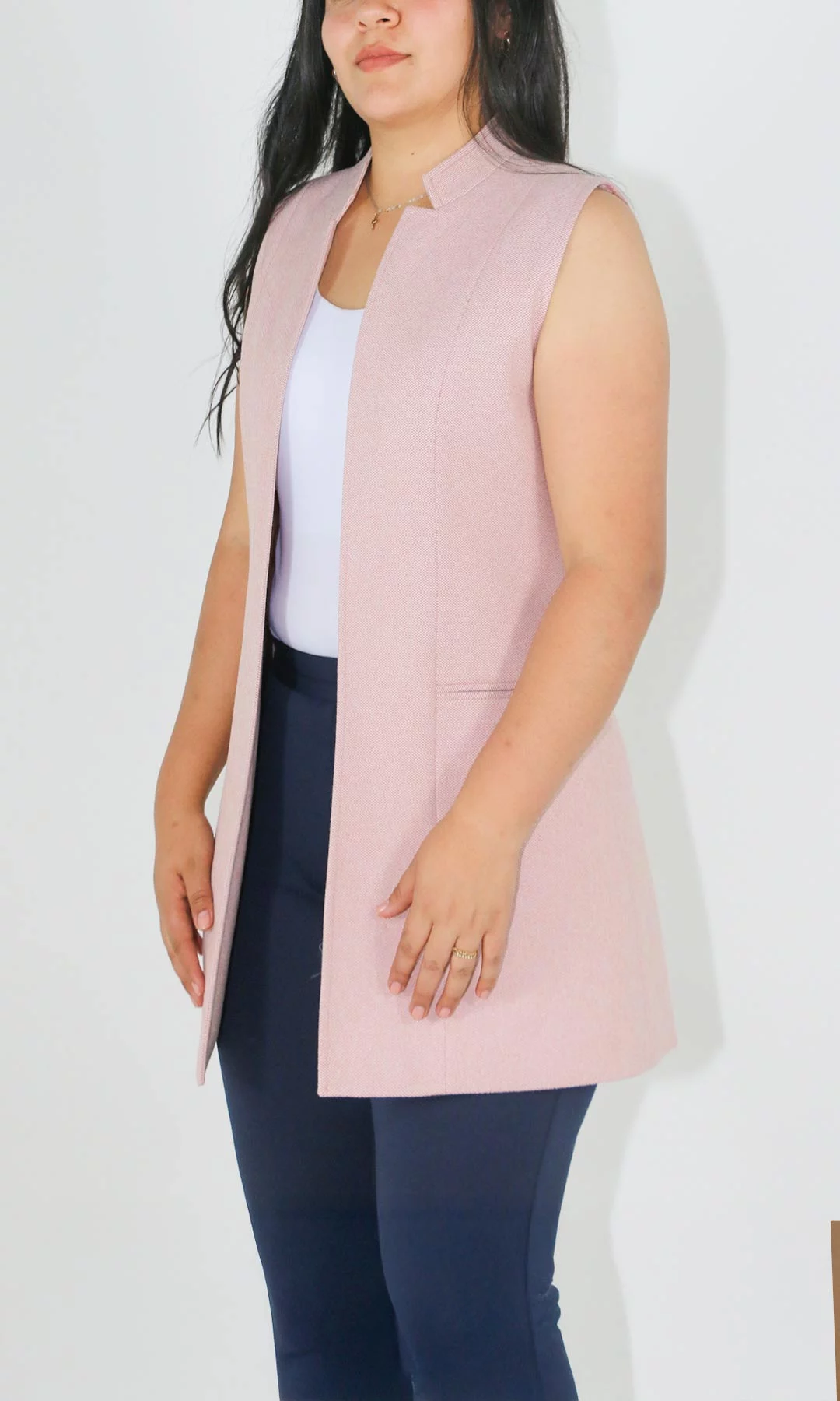 Chaleco mujer unicolor - Imagen 4