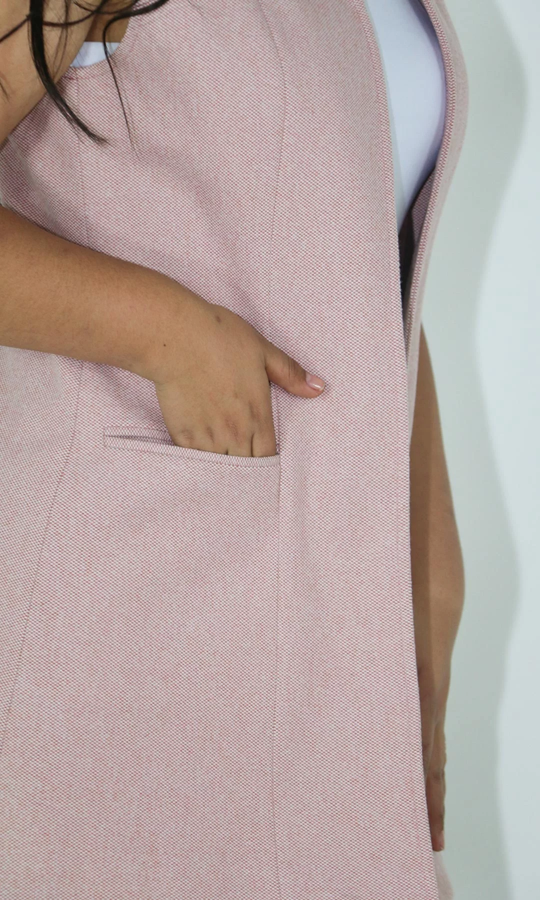 Chaleco mujer unicolor - Imagen 5