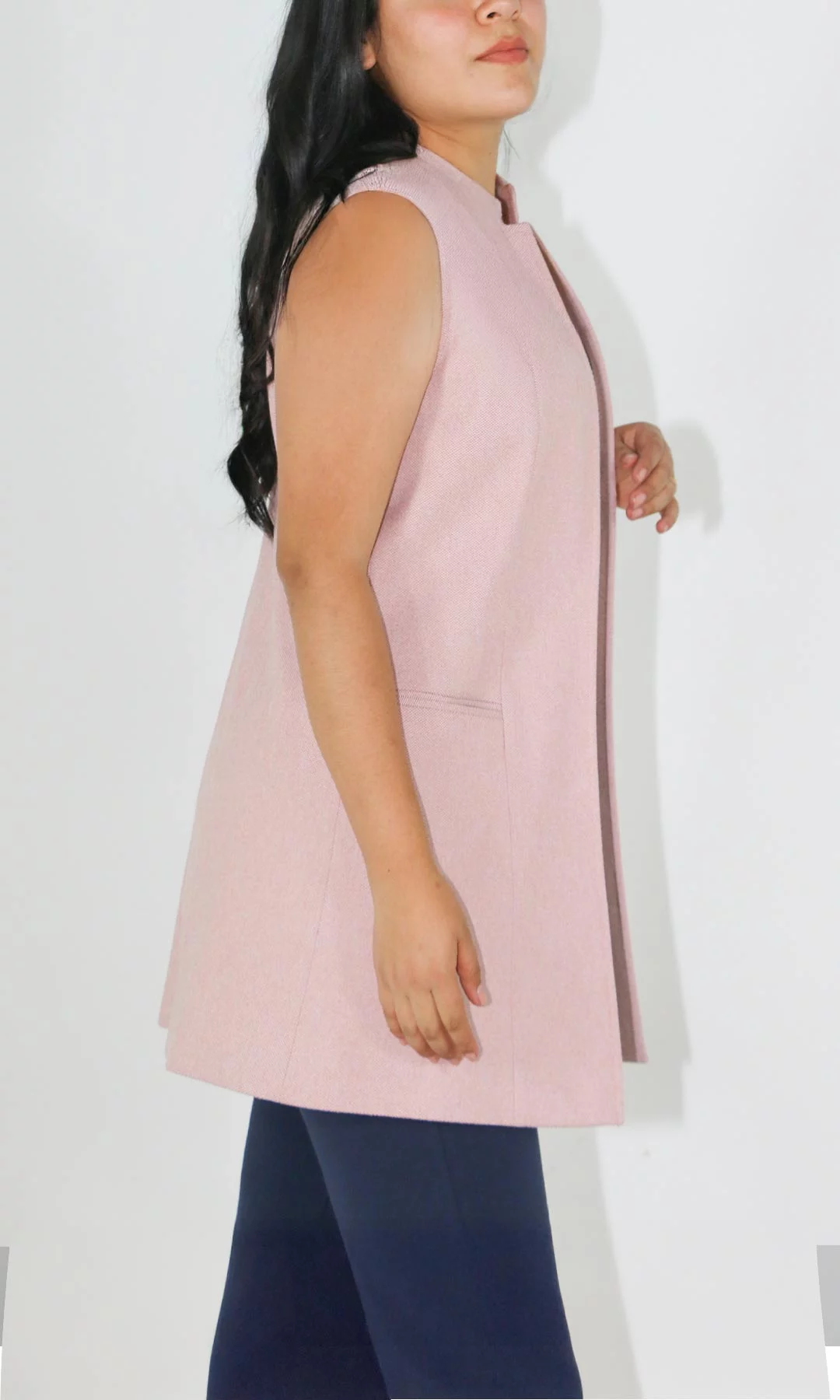 Chaleco mujer unicolor - Imagen 3
