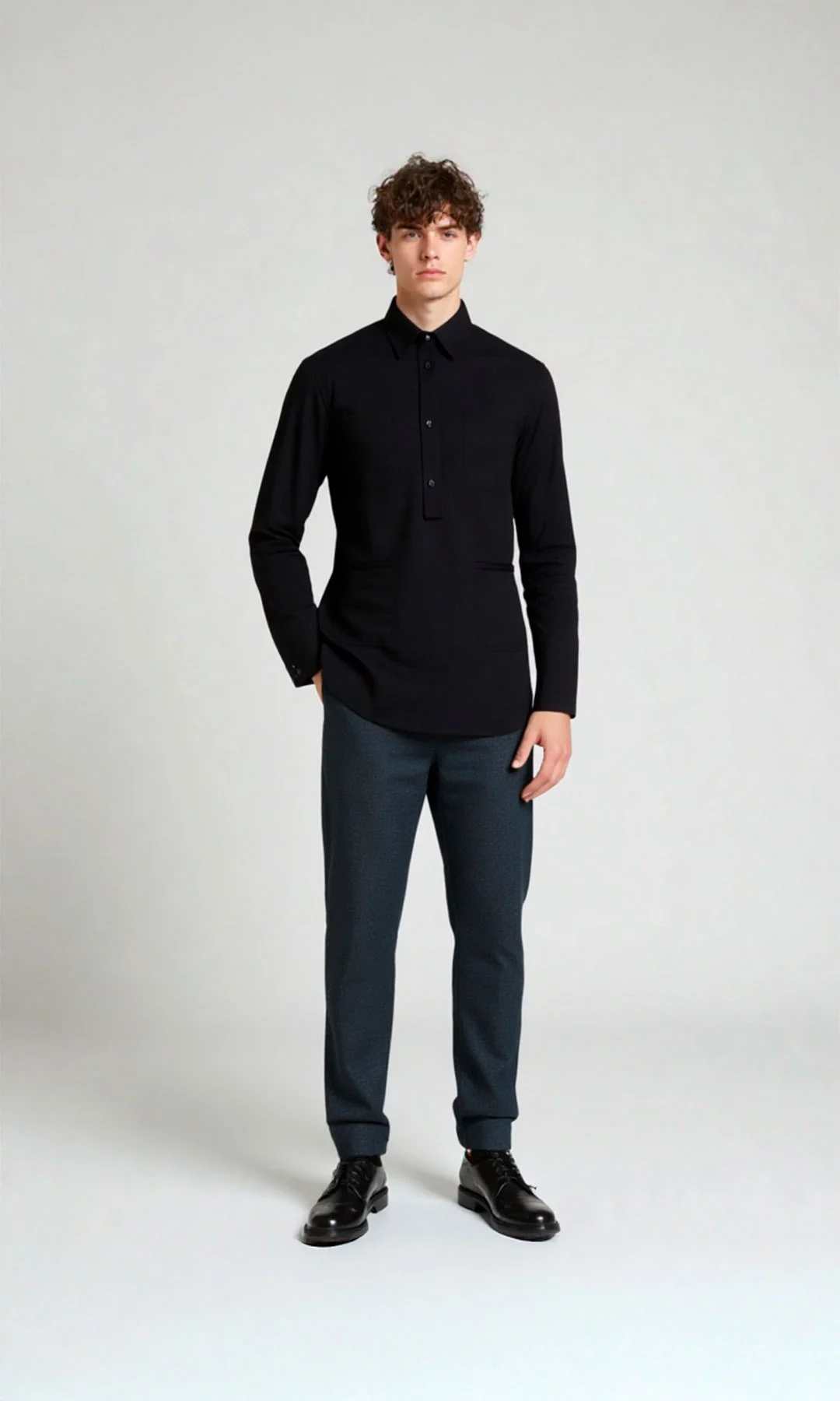 Pantalón hombre unicolor