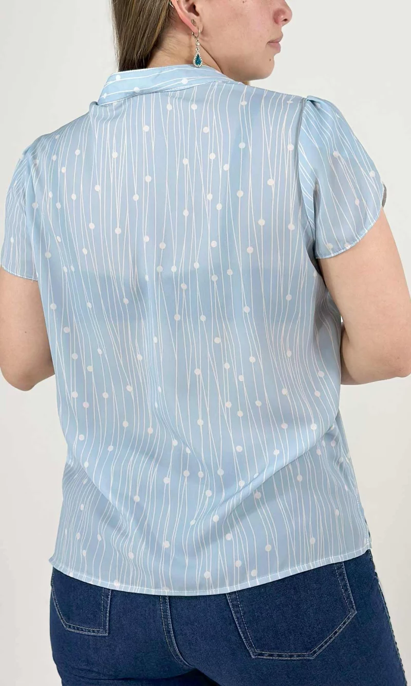 Blusa mujer manga corta pepas - Imagen 4