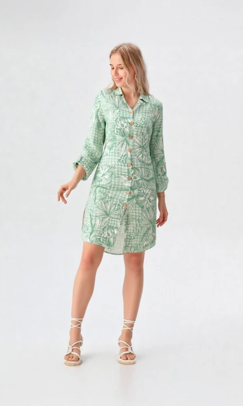 Blusa mujer manga 3/4 estampada