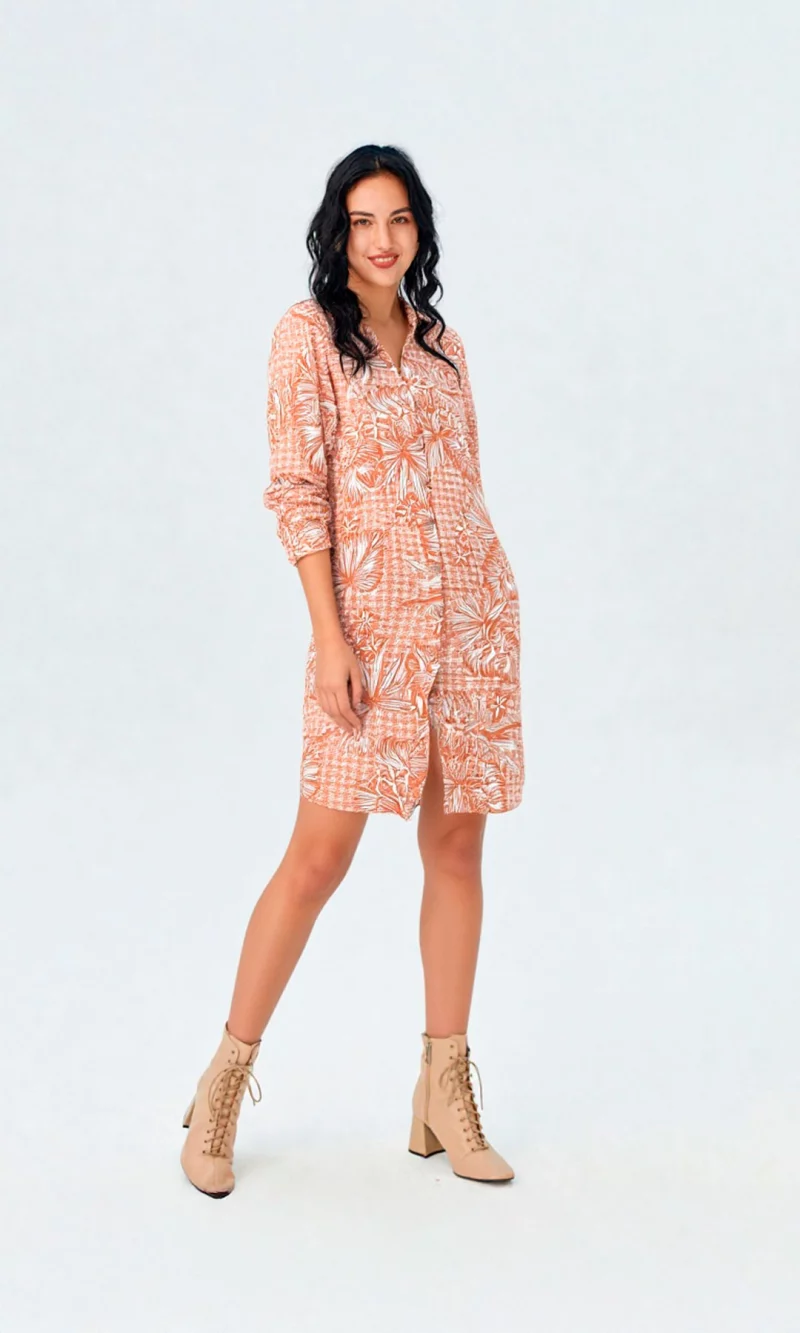Blusa mujer manga 3/4 estampada - Imagen 4