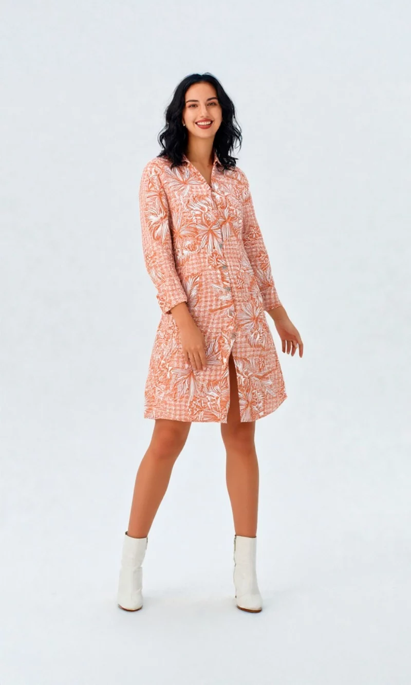 Blusa mujer manga 3/4 estampada - Imagen 5