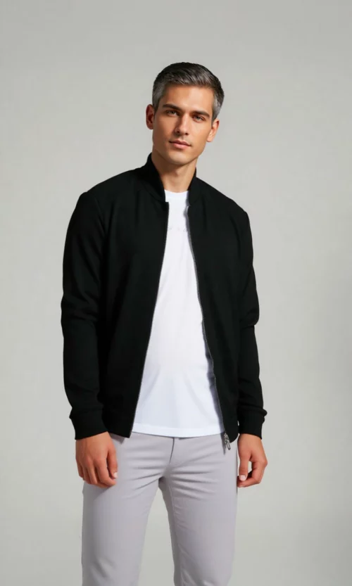 Chaqueta hombre unicolor