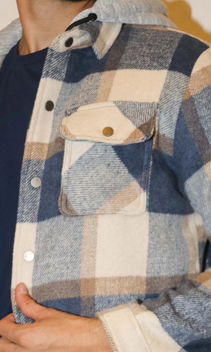 Chaqueta hombre cuadros - Imagen 3