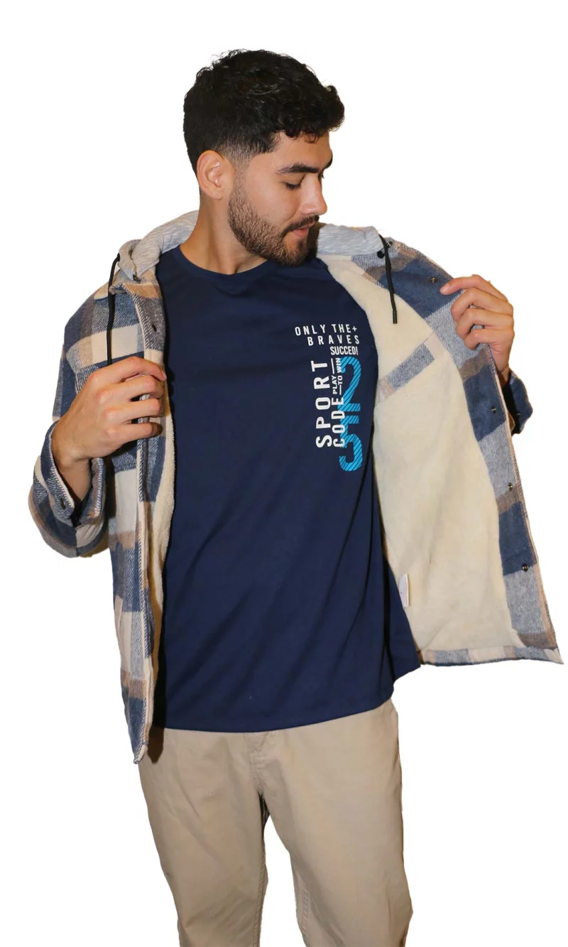 Chaqueta hombre cuadros - Imagen 2