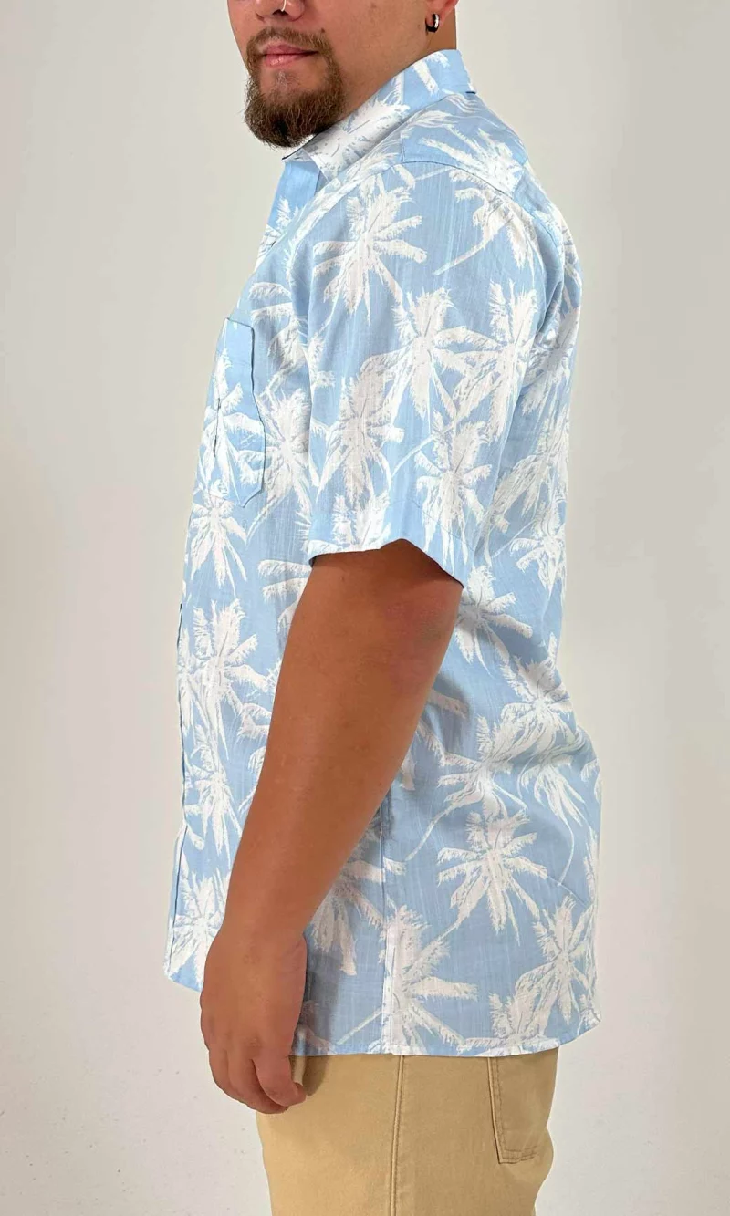 Camisa hombre manga corta estampada - Imagen 5