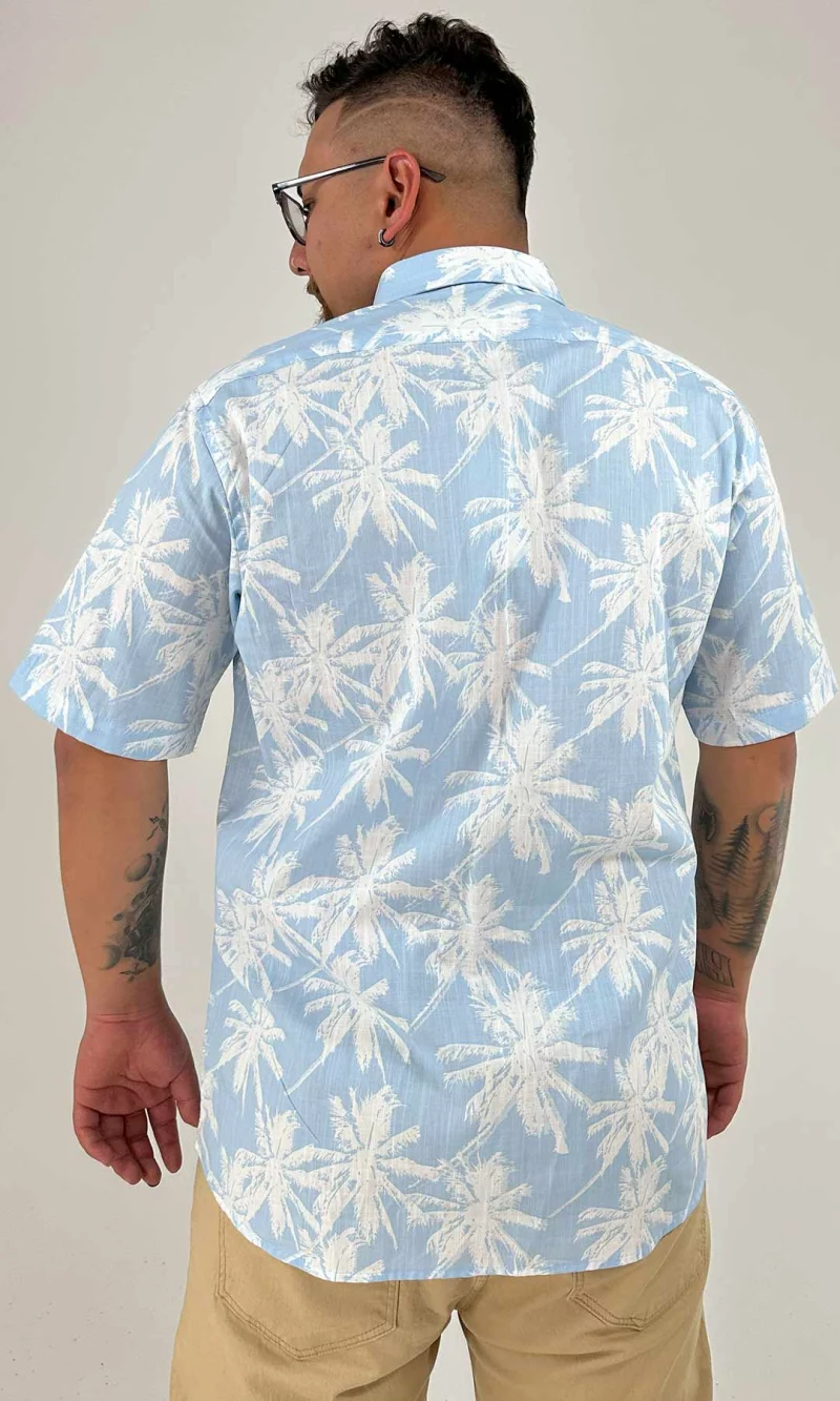 Camisa hombre manga corta estampada - Imagen 6