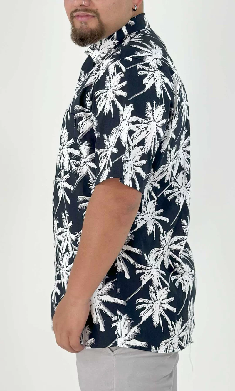 Camisa hombre manga corta estampada - Imagen 8