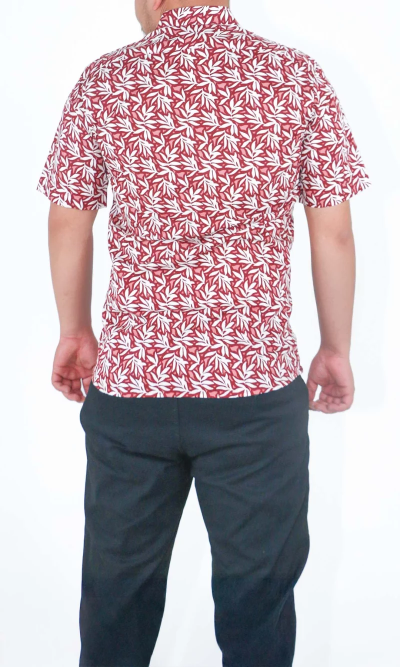 Camisa hombre manga corta estampada - Imagen 6