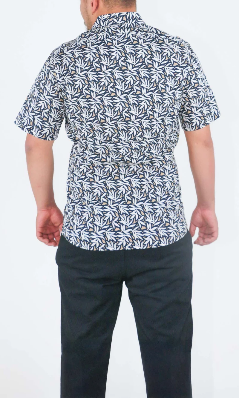 Camisa hombre manga corta estampada - Imagen 3