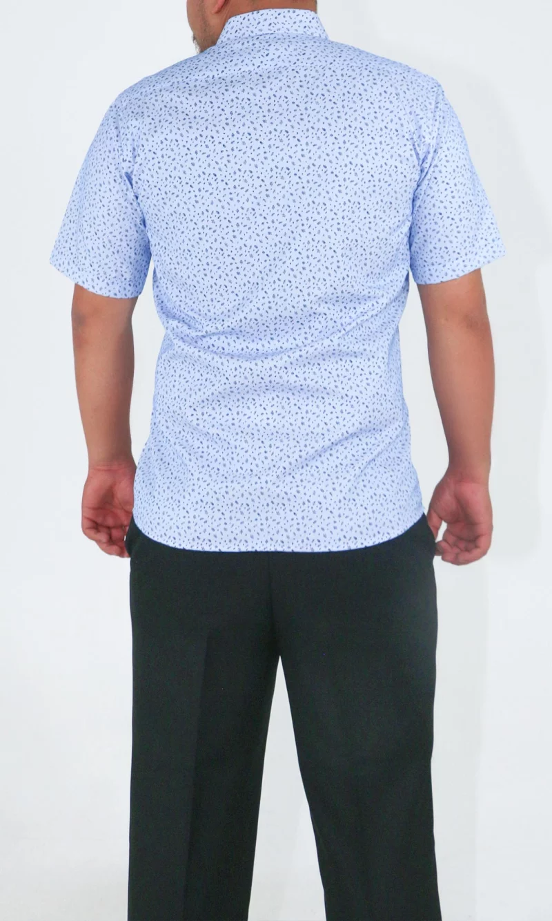 Camisa hombre manga corta con diseño - Imagen 3