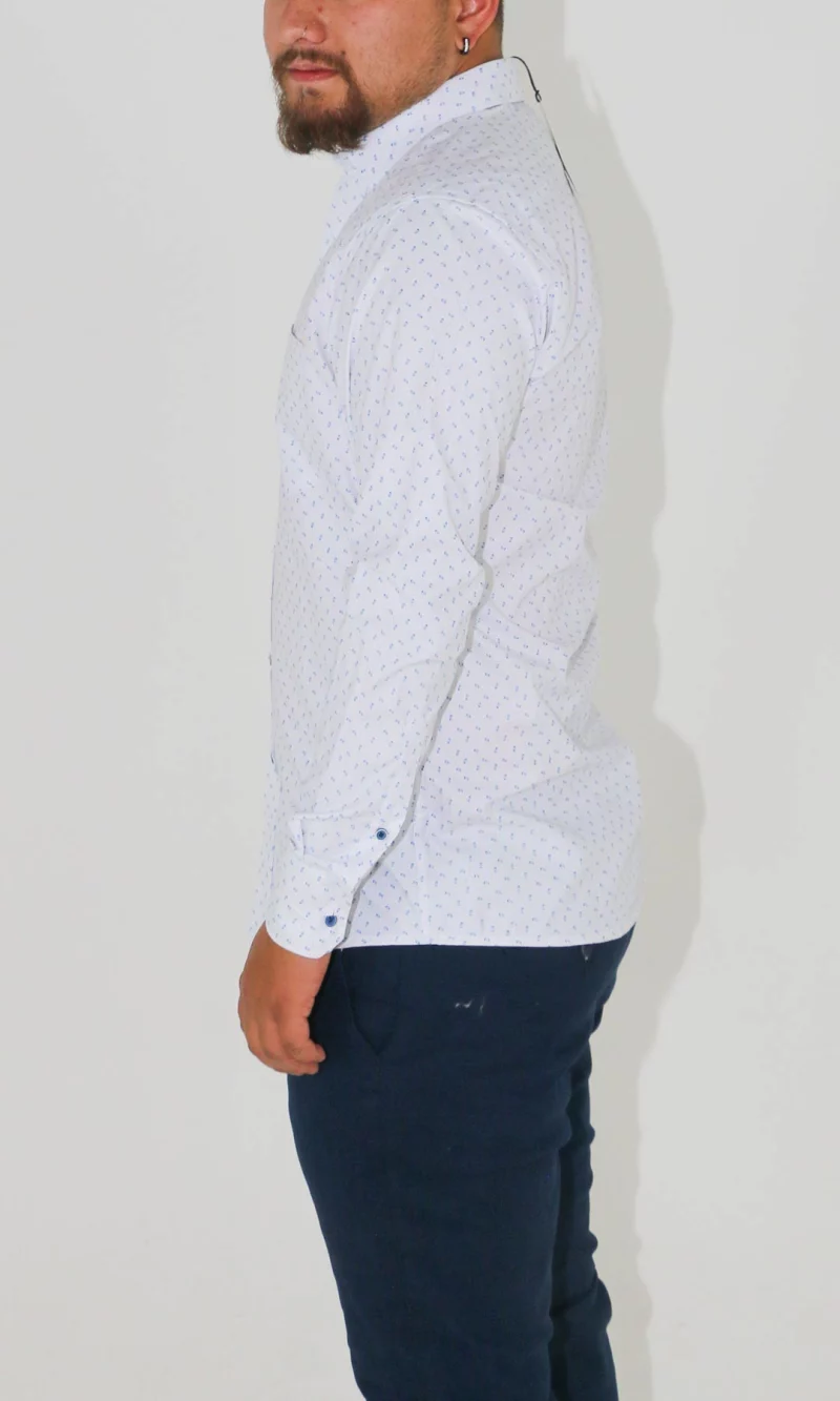 Camisa hombre manga larga estampada - Imagen 9