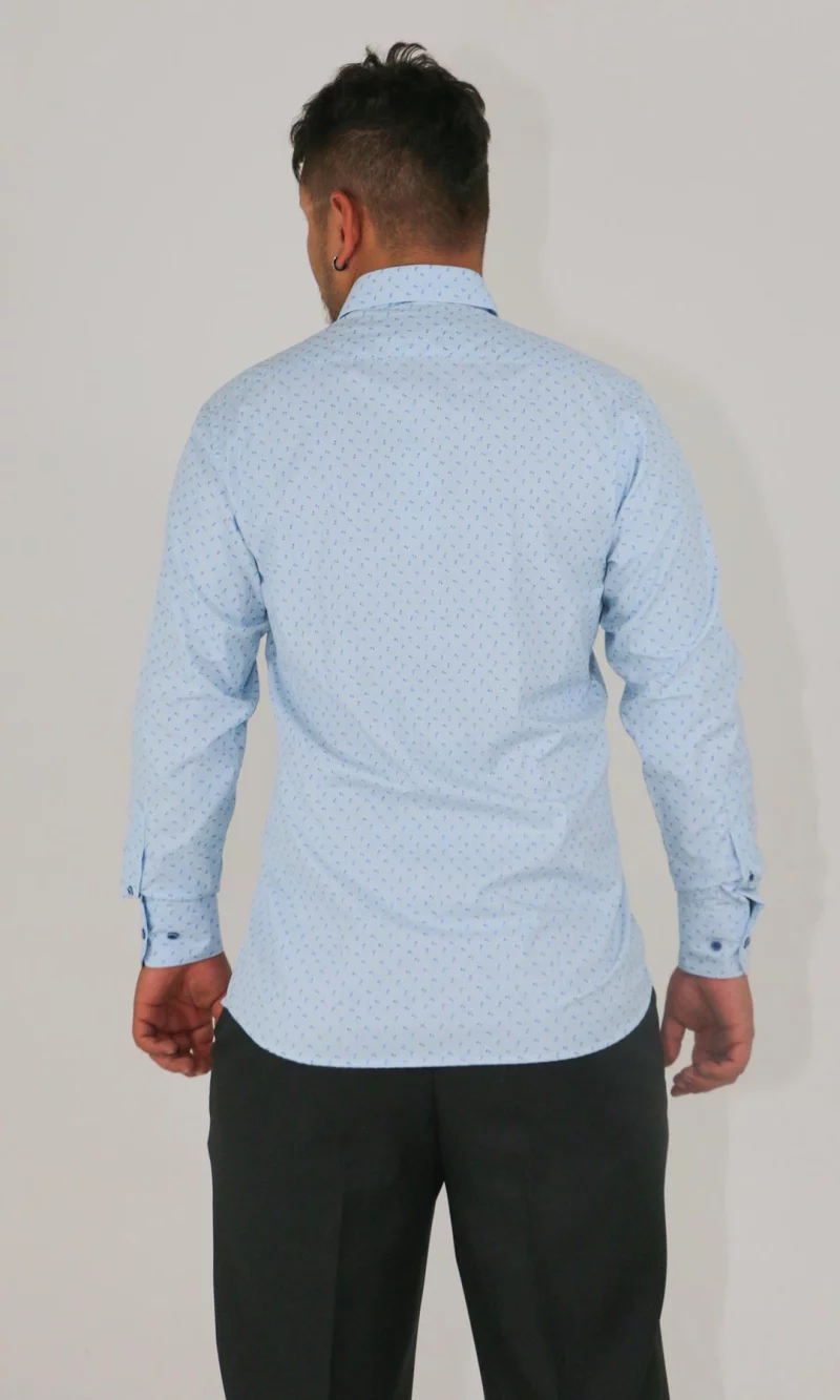 Camisa hombre manga larga estampada - Imagen 6