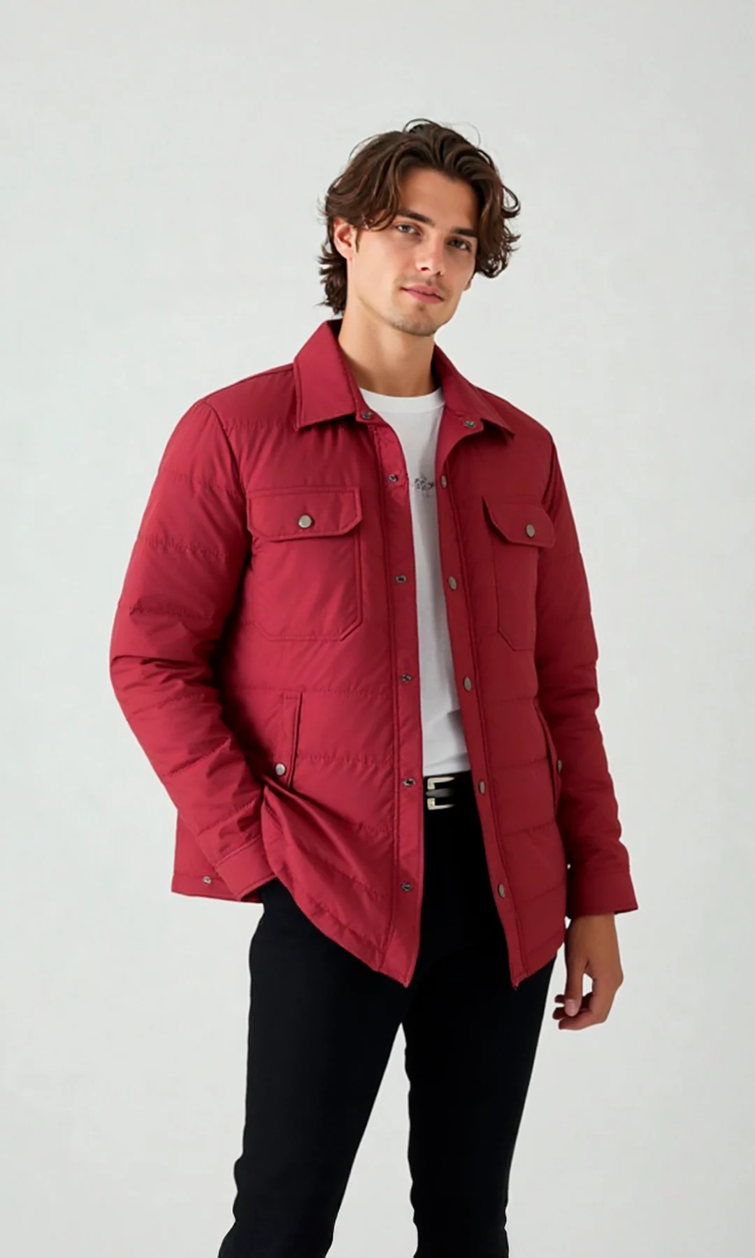 Chaqueta hombre unicolor - Imagen 8