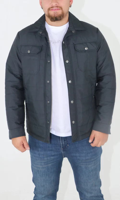 Chaqueta hombre unicolor