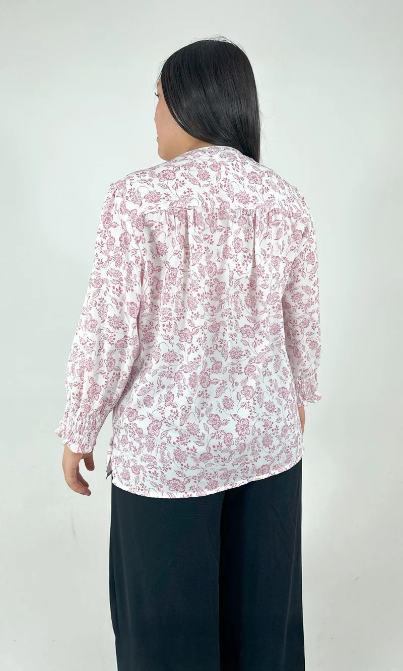 Blusa mujer manga 3/4 estampada - Imagen 8
