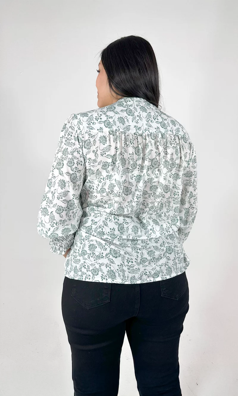 Blusa mujer manga 3/4 estampada - Imagen 6