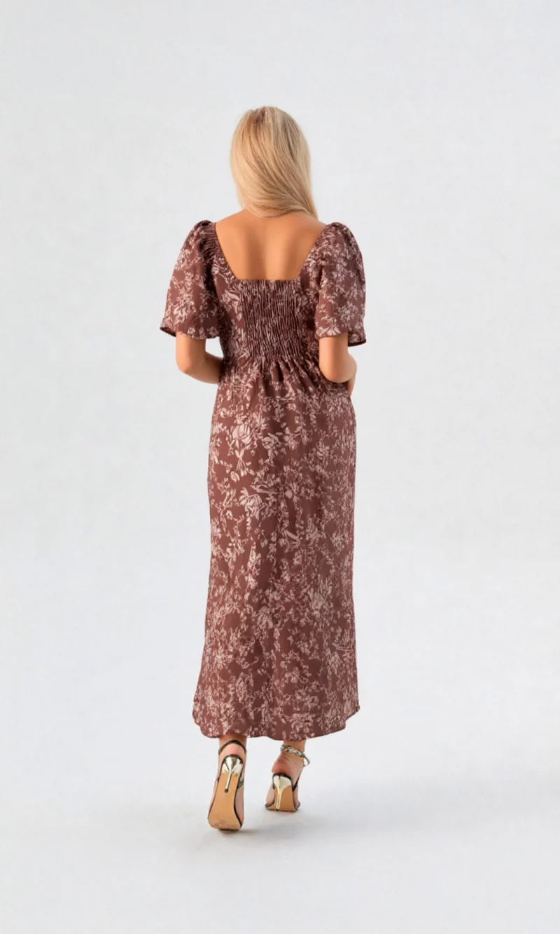 Vestido mujer manga corta estampado - Imagen 3