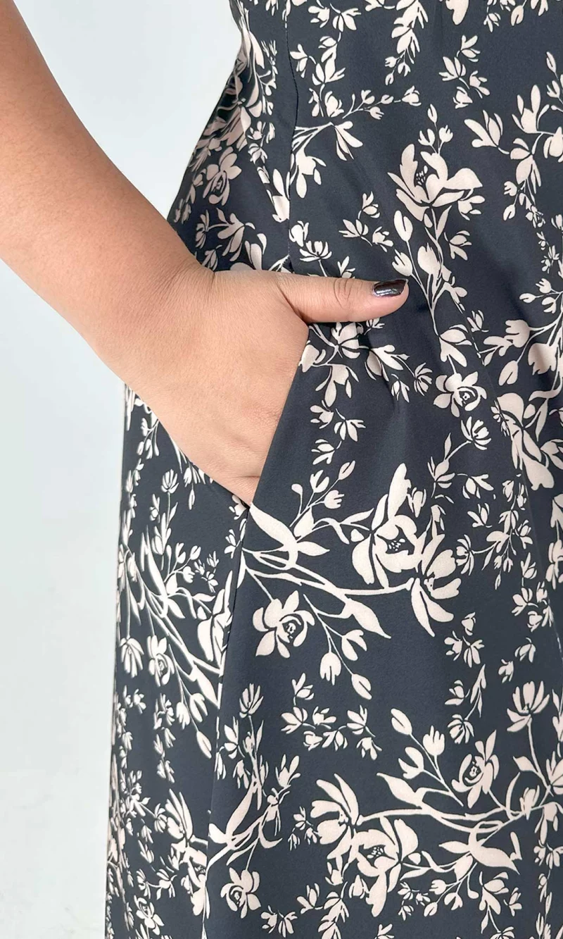 Vestido mujer manga corta estampado - Imagen 7